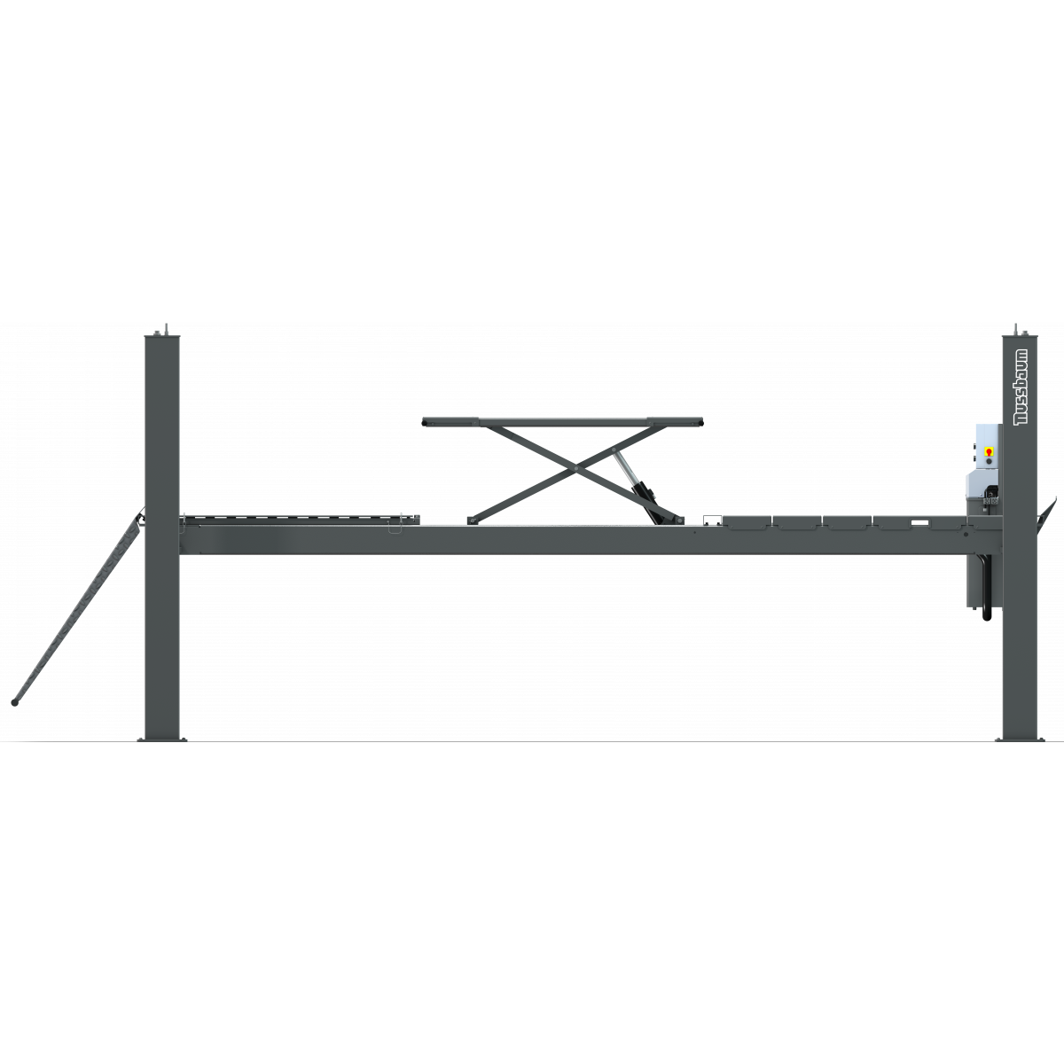 4 post lift COMBI LIFT 4 40 S PLUS AMS s RAL7016 grey